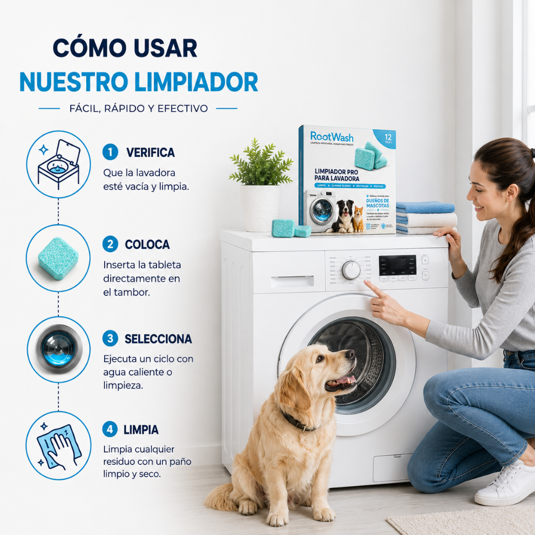 RootWash Limpiador De Lavadoras Pro